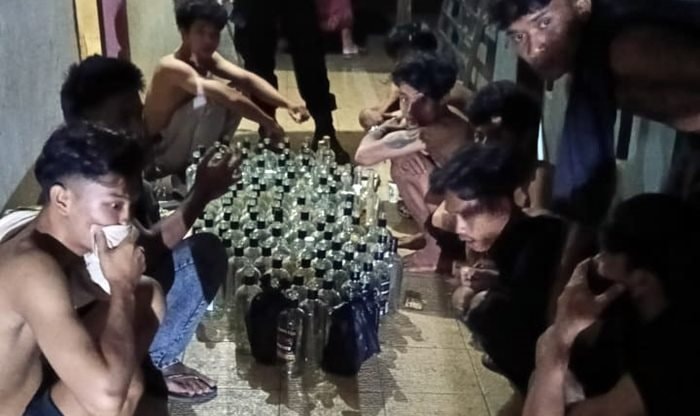 Puluhan Remaja Pesta Miras Digerebek di Pangkep, Polisi Temukan Lem dan Anggur Merah