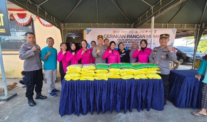 Polres Bontang Hadirkan Beras Murah, 25 Ton Sudah Disalurkan
