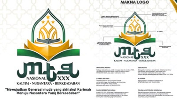Desain dan Makna Logo MTQ Nasional ke-30 di Kaltim