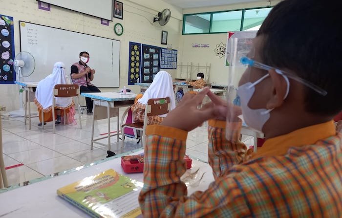 PTM Terbatas di Bontang; Prokes Ketat, Dibagi Dua Sif hingga Jam Istirahat Ditiadakan