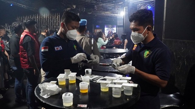 THM di Balikpapan Dirazia, Bartender Terbukti Positif Narkoba