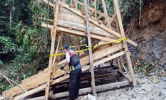 Polsek Tabang Gerebek Tambang Emas Ilegal di Kukar, 7 Pekerja Diamankan