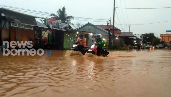 Hujan Dua Jam, 3 Kelurahan di Bontang Terendam Banjir