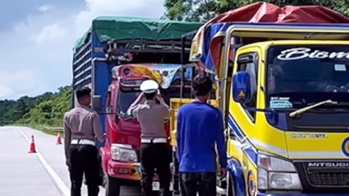 80 Truk ODOL di Samarinda Kena Tegur, Tilang Mulai Diterapkan Bulan Depan