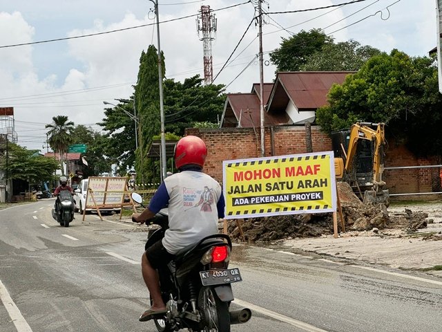 Sisa Pengerjaan Saluran Drainase Jalan Suryanata Bontang Dilanjutkan, Anggaran Rp 1,3 Miliar