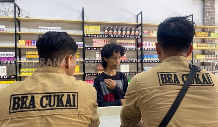 Toko Vape di Bontang jadi Target Razia Bea Cukai dan BNN, Ini Hasilnya