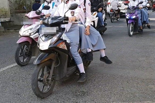 Tak Punya SIM tapi Nekat Bawa Motor, Pelajar Samarinda Terancam Ditindak