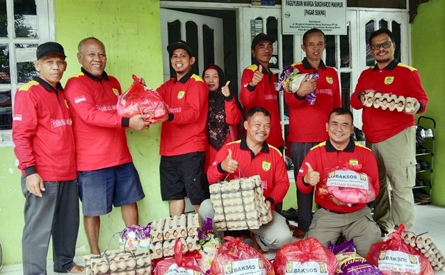Pagar Sukma Bontang Gelar Bakti Sosial, Bagikan Sembako untuk Anggota yang Membutuhkan