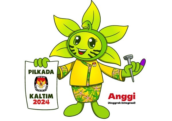 KPU Tetapkan Anggrek Integrasi jadi Maskot Pilkada Kaltim 2024