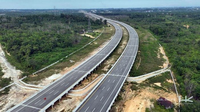 Tol Akses IKN Seksi 3A Rampung, Perjalanan Balikpapan–IKN Hanya 1 Jam