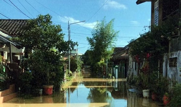 Bontang Dilanda Banjir Akibat Curah Hujan Tinggi, Warga Keluhkan Kondisi Drainase