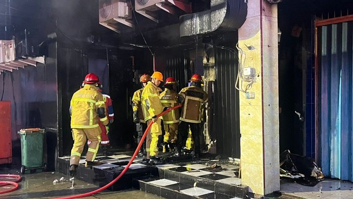 Kebakaran Ruko dan Kafe di Balikpapan Permai, Diduga Korsleting Listrik