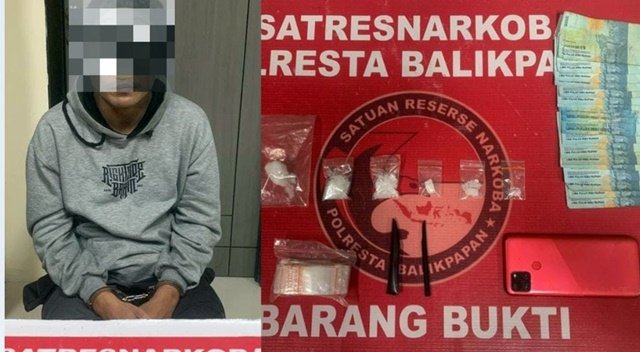 Kurir Sabu 23 Gram Ditangkap di Balikpapan Barat, Polisi Bongkar Jaringan Pengedar Muda