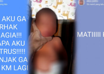 Ibu di Samarinda Cekik Bayi Usia 8 Hari sambil Memvideokan Aksinya