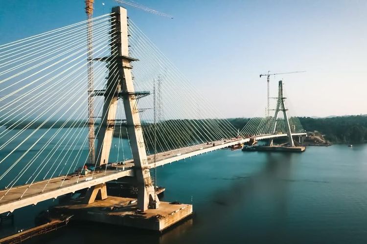 Inilah Penampakan Terkini Jembatan Pulau Balang, Ikon Baru Kalimantan ...