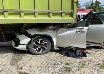 Mobil Wakil Ketua DPD RI Kecelakaan di Jalan Poros Samarinda-Bontang