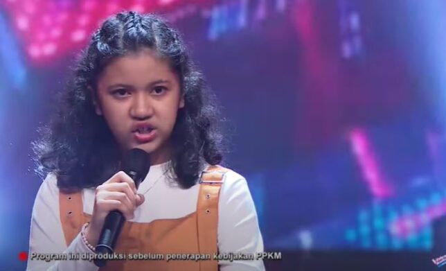 Keisha asal Balikpapan, Lolos Blind Audition The Voice Kids Indonesia