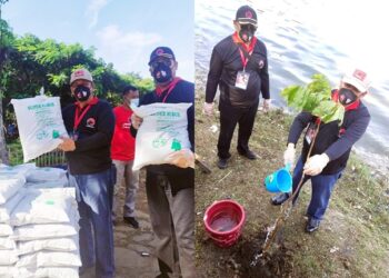 Tanam Pohon dan Bersihkan Sungai Warnai HUT ke-48 PDI Perjuangan di Bontang