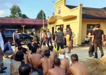 Polisi Bersih-Bersih Preman di Samarinda, Bawa Parang Alasan Berkebun