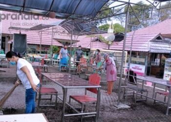 Mulai Rabu, 43 Pedagang Pujasera Kopkar PKT Berjualan Lagi