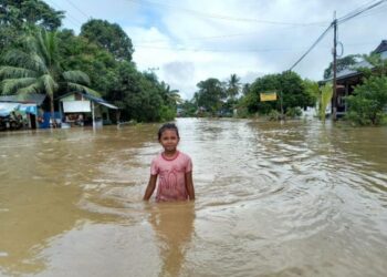 11 Desa di Kaltara Lebaran di Tengah Banjir