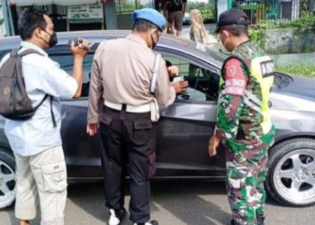 Aparat Perketat Jalur Masuk di Samarinda Seberang