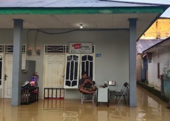 Sehari Hujan, 4 Kelurahan di Bontang Tergenang Banjir