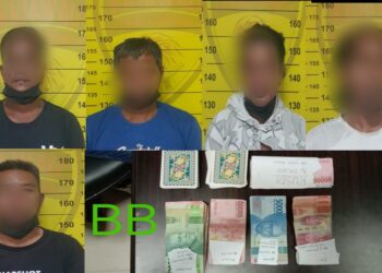 Lima Nelayan Muara Badak Diringkus Polisi karena Berjudi