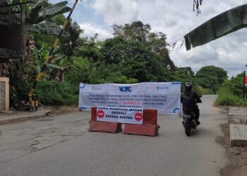 Pengalihan Akses Jalan Guntung-Lok Tuan Disoal Warga