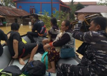 Dilanda Hujan Deras Seharian, Sangata Terendam hingga Waspada Buaya