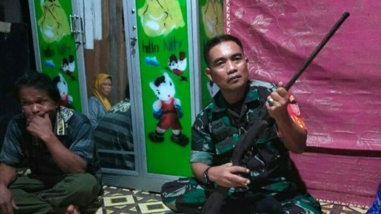 Ketemu Senjata Rakitan saat Mancing, Warga Kutim Ini Serahkan ke TNI