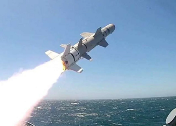 Rudal kendali anti-kapal RGM-84 Harpoon. Foto: navy.gov.au