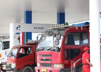 Jam Antrean Isi Solar di SPBU Balikpapan Mulai Diterapkan
