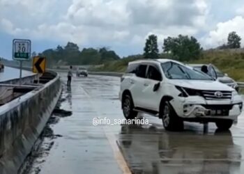 2 Anggota DPRD Bontang Kecelakaan di Tol Balsam, Kondisinya Terluka, Polisi Ungkap Fakta Ini