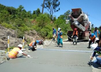 Perbaikan Jalan di Bontang Lestari Tidak Maksimal?
