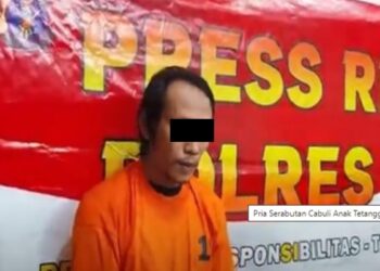 Buruh Serabutan di Berau Cabuli Anak Tetangga Berusia 2 Tahun dengan Batu