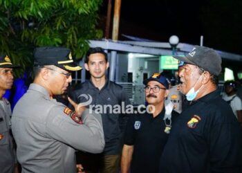 Harga BBM Naik, Polres Bontang Gelar Patroli Mulai SPBU sampai Pelabuhan Lok Tuan