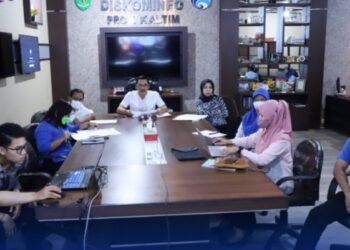Diskominfo Kaltim Lakukan Penilaian Panji-panji Keberhasilan Bidang IKP dan Kehumasan