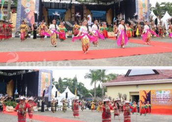 Kolaborasi Lima Provinsi, Tampilkan Mahakarya Tarian Kolosal Pesona Kalimantan