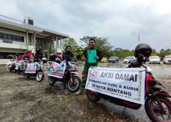 Tak Kebagian Jatah Kupon BBM Gratis, Sopir Ojol Bontang Protes