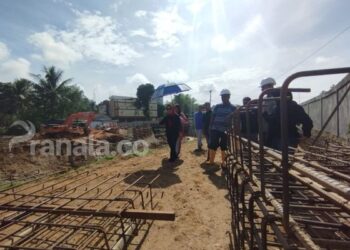 Wawali Najirah: Proyek Turap Sungai Gunung Elai Harus Selesai sampai Desember 2022