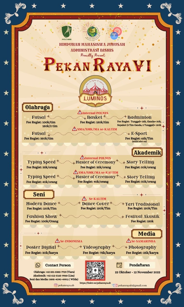 Jago eSport? Yuk Daftar di Pekan Raya VI Garapan Politeknik Negeri Samarinda