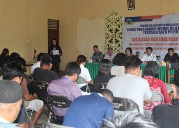 Berkunjung ke Perbatasan Negara RI, DPMPTSP Kaltim Sosialisasikan Implementasi Perizinan dan Pengawasan Perizinan Berbasis Risiko untuk UMKM Lokal