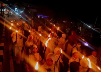 Pawai Obor Bakal Meriahkan Momentum Tahun Baru Islam di Bontang Sambut Ramadan, Ribuan Warga Bontang Antusias Ikuti Pawai Obor