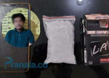 Pria Pengangguran asal Teluk Pandan Diciduk Polisi di Parkiran Hotel karena Edarkan Sabu