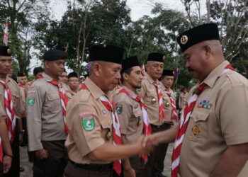 Pengurus Pramuka Samboja dan Samboja Barat Dilantik
