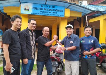 PWI Kaltim Potong Hewan Kurban, Diskominfo Kaltim Apresiasi