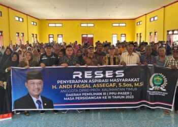 Andi Faisal Assegaf Reses di Desa Pesisir Tanjung Aru, Aspirasikan Jembatan Permanen