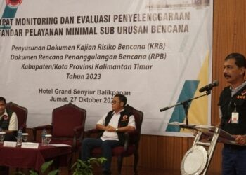 BPBD Kaltim Gelar Rapat Monev, Petakan Kesiapsiagaan Bencana