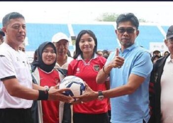 Pesan Kepala Dispora Kaltim Buka Turnamen Sepak Bola Wanita